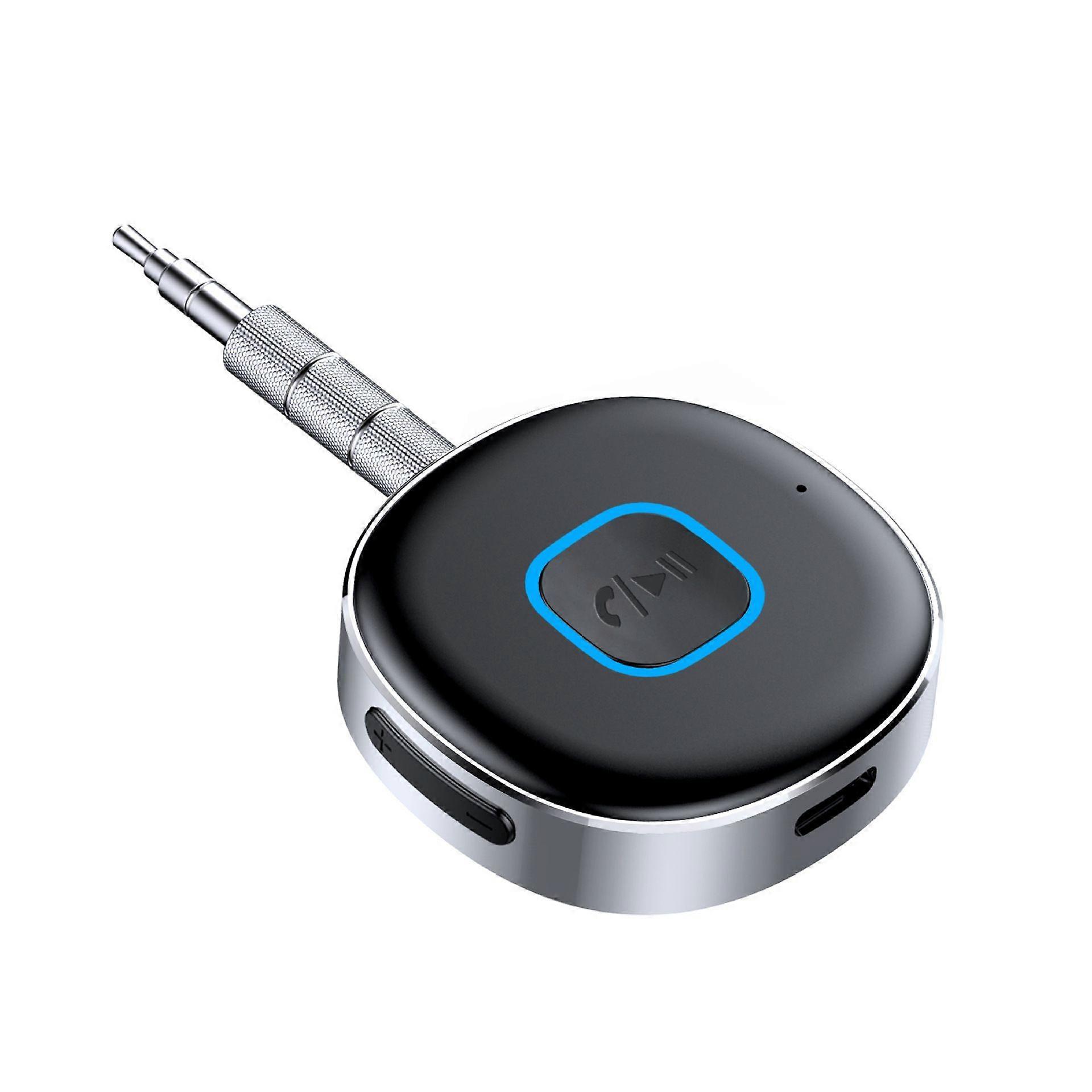 Car Bluetooth AUX Adapter, Car Bluetooth receiver Bluetooth 5.0 Receiver, Portable 3.5mm AUX Car Adapter, Hands-free Calls, Dual Connection