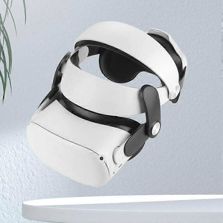For Oculus Quest 2 Elite Adjustable Portable Protective Headband Head Strap - White