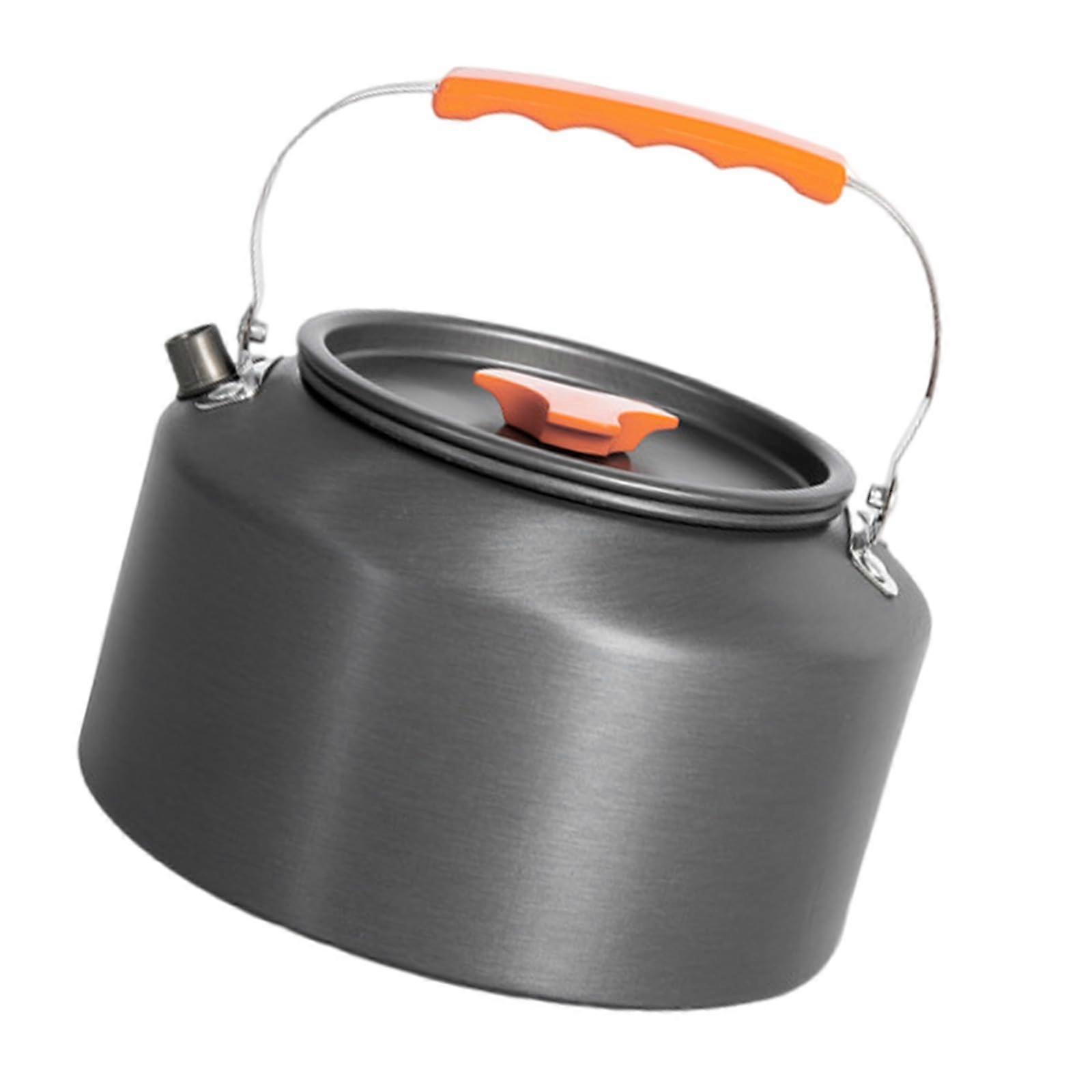 Aluminium Camping Kettle For Tea And Coffee, Portable Water Boiler With Whistle Function, Durable And Lightweight Design