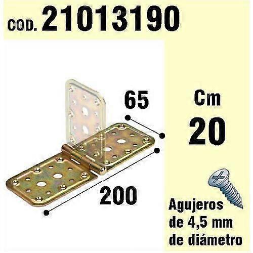 Soporte de madera abatible bicromado 65x200