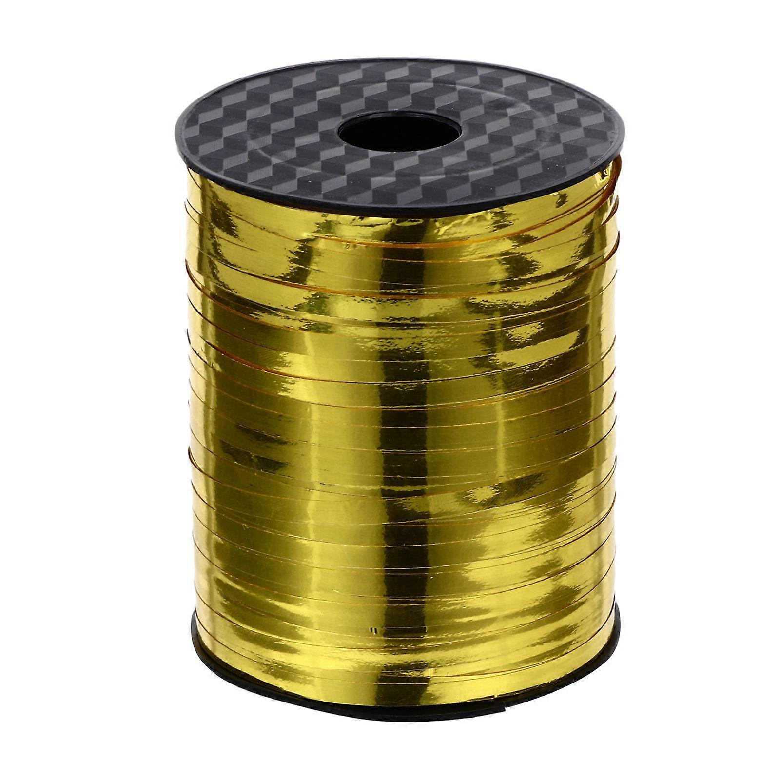 Yellow Decorative Ribbon for Fixation and DIY Crafts 1 Roll Plastic
