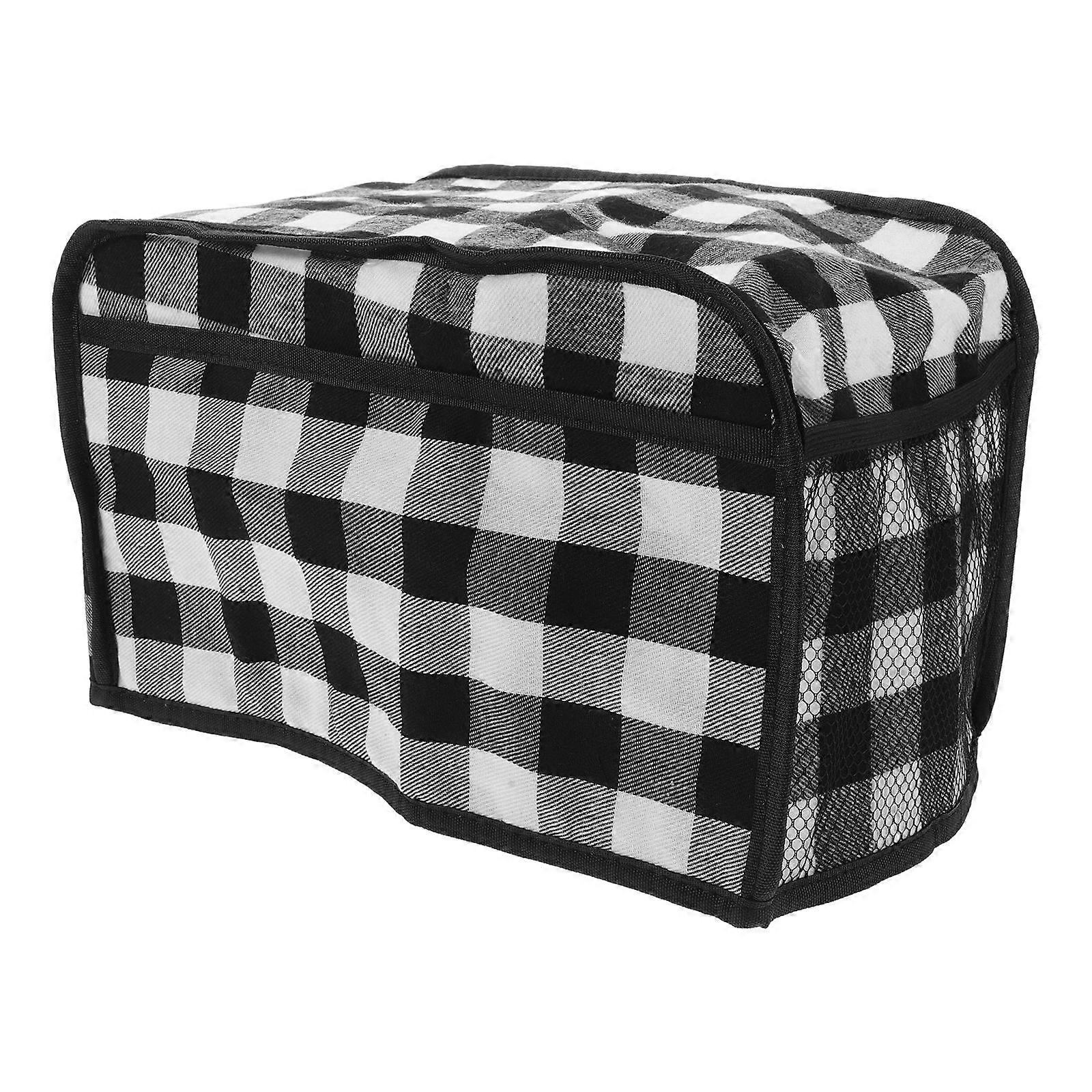 Toaster Accessories Toaster Sleeves Rectangular Black 29.00X19.00X18.00CM Dust-Proof 1Pcs