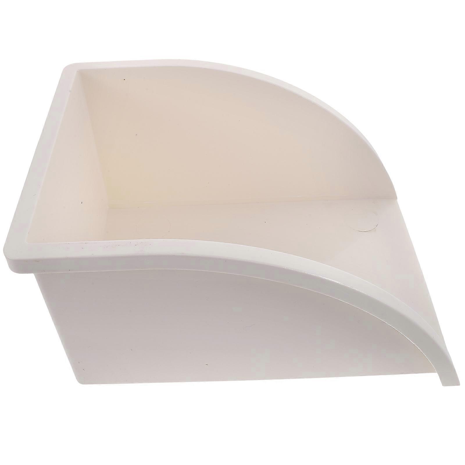 Leaf Strainer Downspout Gutter Connector Builders Roof Drainage White 28x20.5cm Drainage 1Pcs