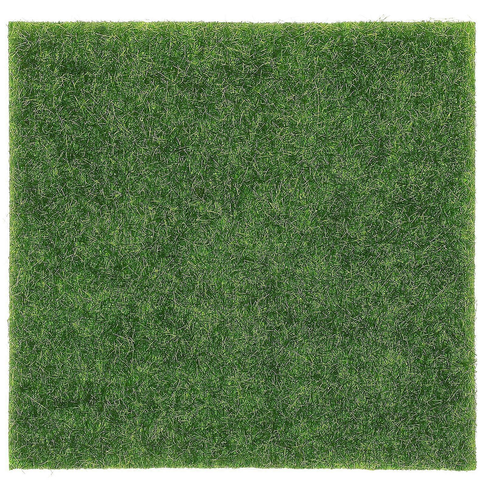 Artificial Grass Turf Mat Micro Landscape Fake Turf Realistic Grass Mat Small Square Turf Mat