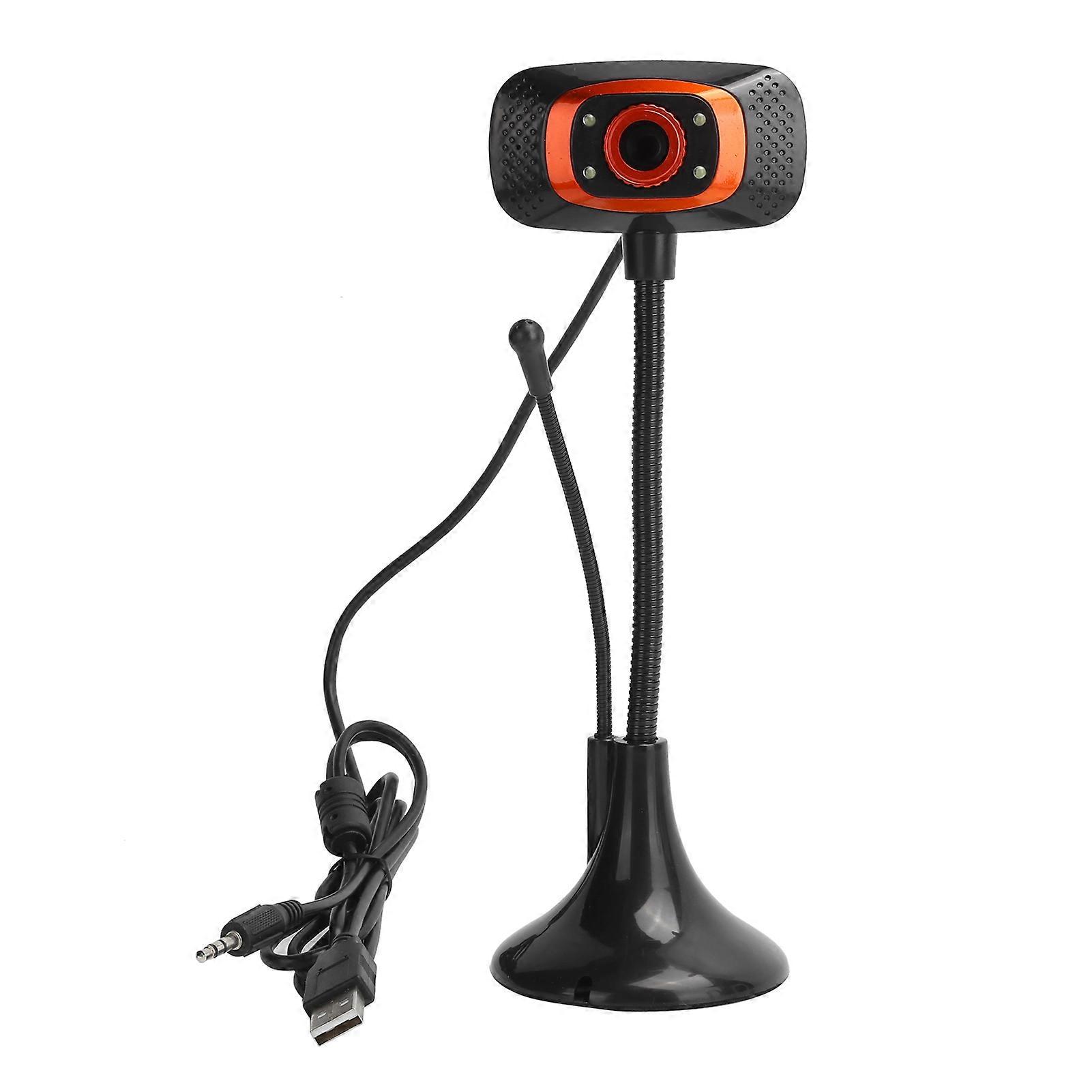 Webcam USB 640 x 480 pixels avec microphone externe
