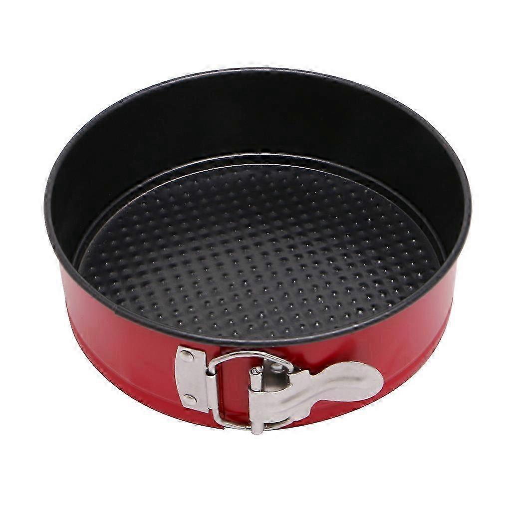 Leak-proof Non-stick Round Cakes Cheesecake Pan 7' with Removable Waffle Bottom--