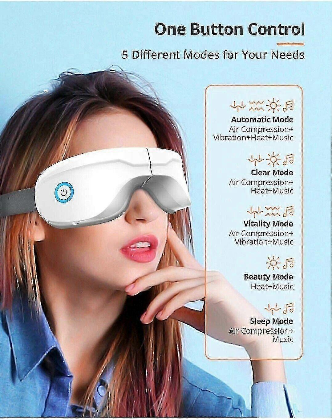 Eye Massager With Heat Eye Therapy Massager With Compression Vibration