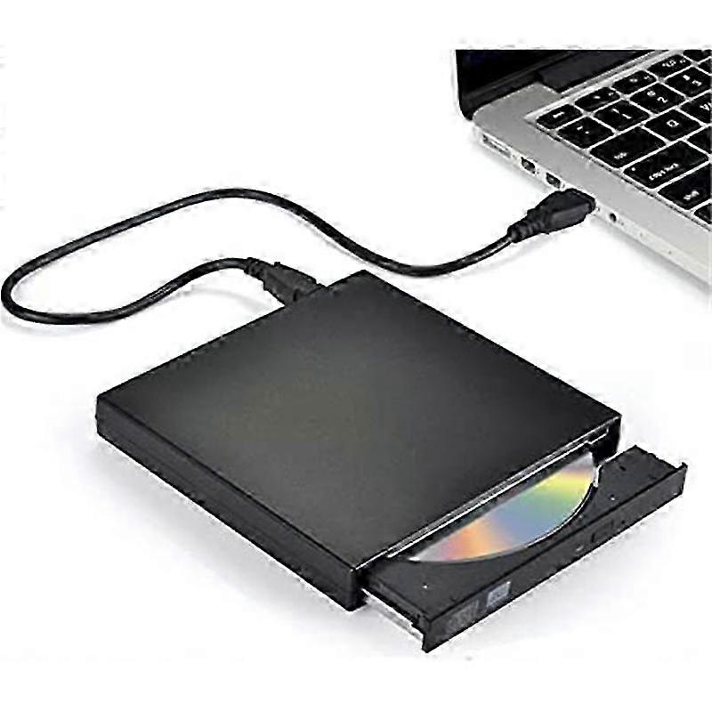 External CD DVD Drive, USB 2.0 Slim Protable External CD-RW Drive