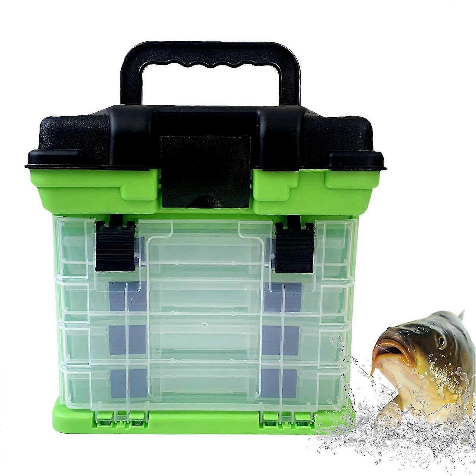 4 Layer Large Fishing Tackle Box for Storage in Large Size