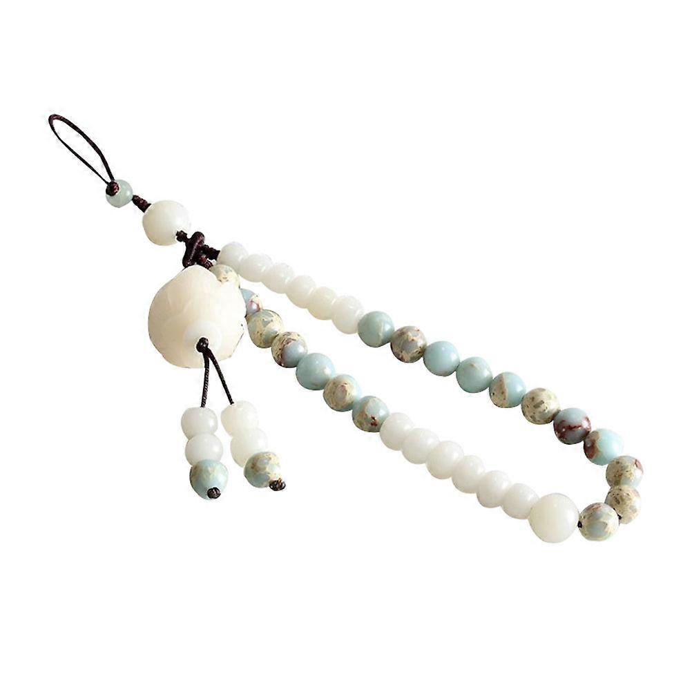Vintage Style Beaded Phone Lanyard Wrist Strap for Outdoor Use – Durable, Easy to Install, Elegant Mobile Accessory
