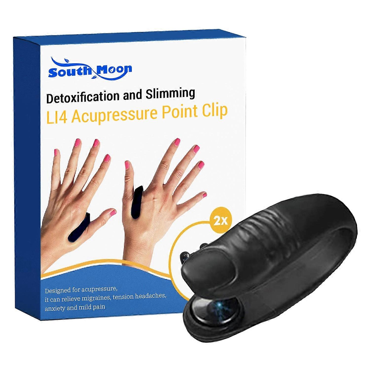 SOUTH MOON SOA06-A200-1-WH1 LI4 Acupressure Point Clip Detoxification and Slimming Body Care Point C