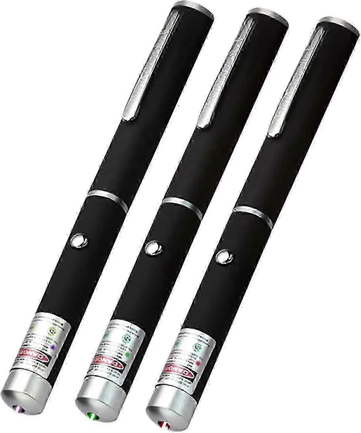 Ssrgv Cat Toy Laser Pointer 3 Pack, Interactive Laser Pointer Cat Toys For Indoor Cats Pets Kitten Dogs Chaser Laser Cat Toys Pointer Tease Cat Chasin