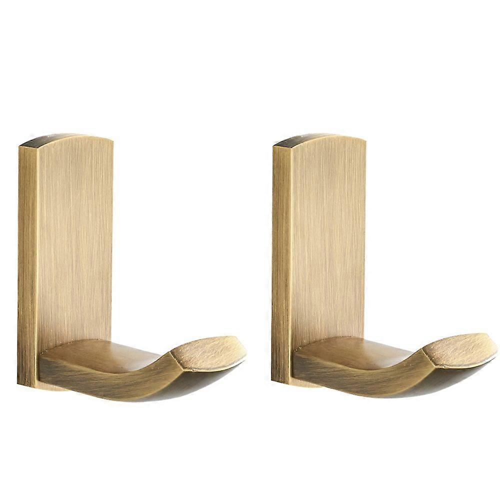 Towel Hooks Set Of 2 Antique Brass Wall-Mounted Retro Bathrobe And Vintage Coat Hooks For Kitchen