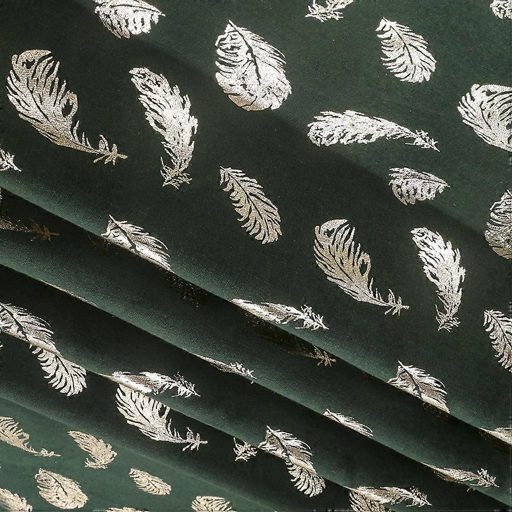 Table Cloth Vintage Tablecloth Decorative Protective Rectangular Shape Home Dining Table Cloth Green Cotton Linen 1Pcs