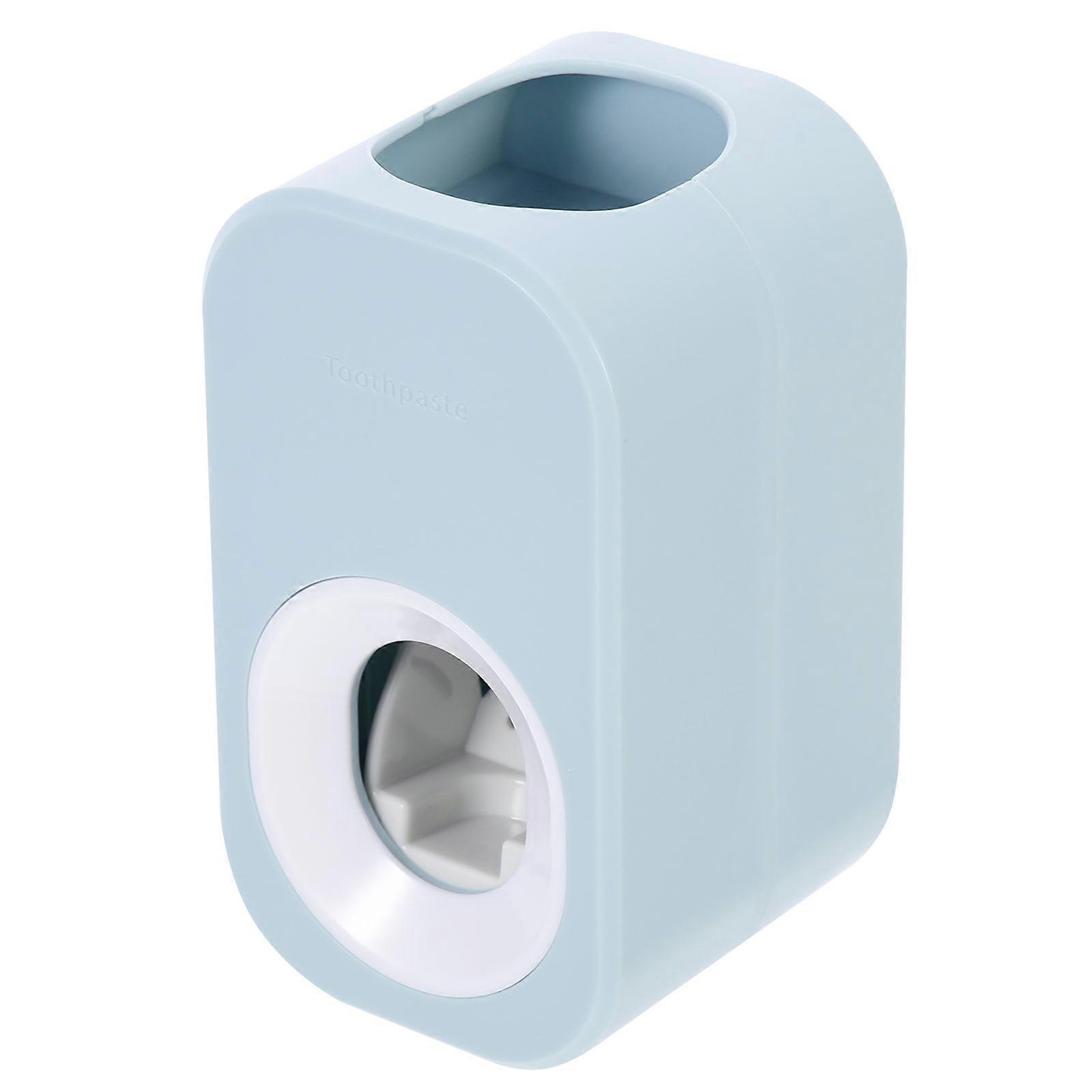 Wall-Mounted Toothpaste Roller Plastic Toothpaste Roller For Home Use Blue 4.4×2.5×2.4in Dispensing 1Set