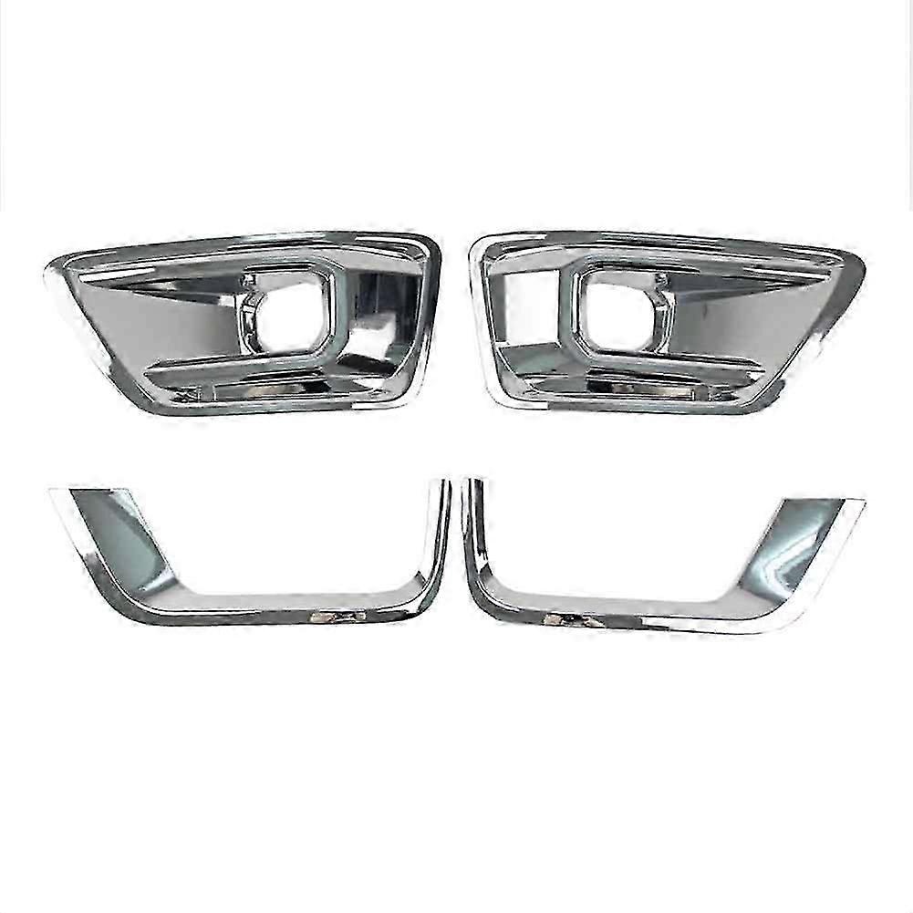 1 Set Fog Lamp Cover Eyebrow Trim for Compatible with Land Cruiser LC300 2021-2023 Front Fog Lamp Frame