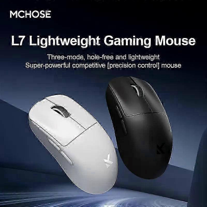 Wireless Gaming Mouse 8K Bluetooth Tri-mode PAW3395 Rechargeable Lightweight Ergonomic for Laptop, PC, Esports