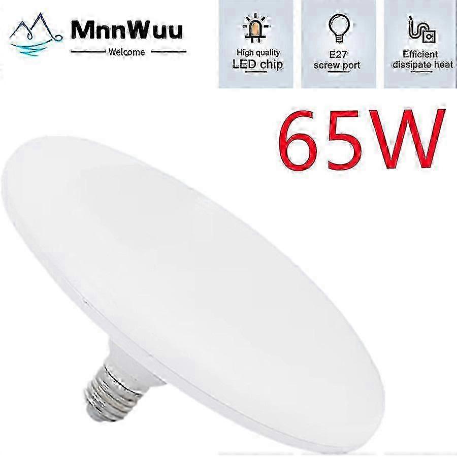 AC220V LED Bulb E27 Super Bright 12W 15W 20W 30W UFO Lights Indoor Warm White Table Lamps Garage Light