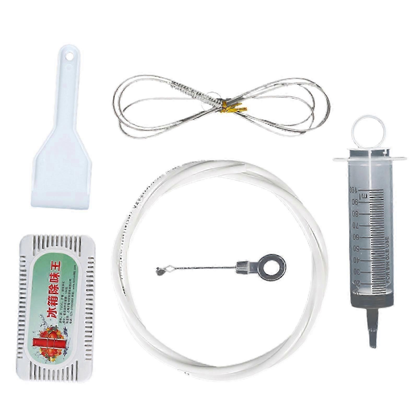 6Pcs High Efficiency Refrigerator Dredge Tool Bendable Deep Clean Cleaning Tools Refrigerator Cleaning Tool for Fridge