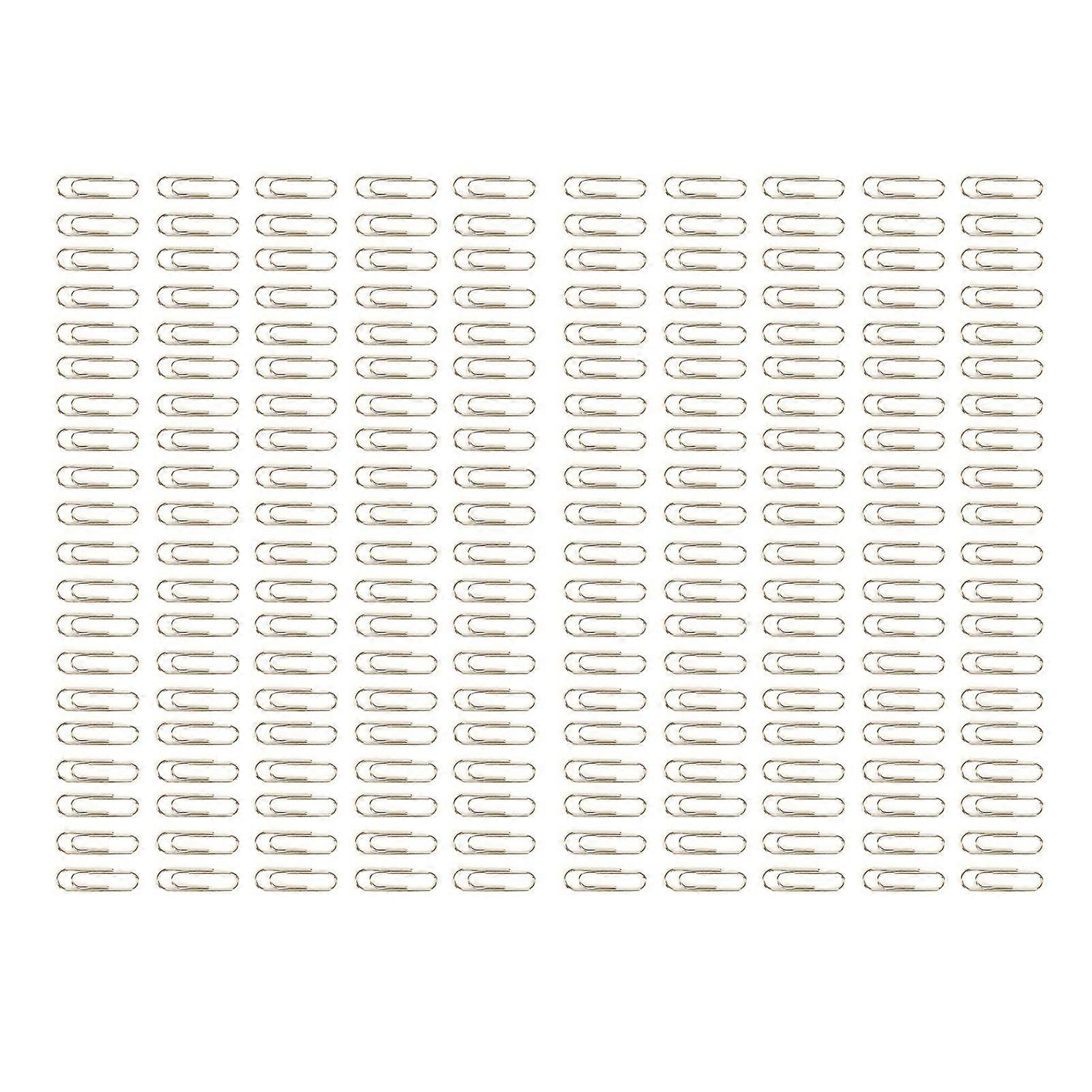2025 Latest Model 200pcs Paper Clips Prevent Slip Rust Proof Metal Paperclips