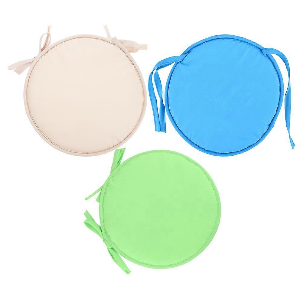 3pcs Thick High Density Seat Pads with Ties for Dining, Office, and Home Use – Stylish, Comfortable Support for Various Furniture