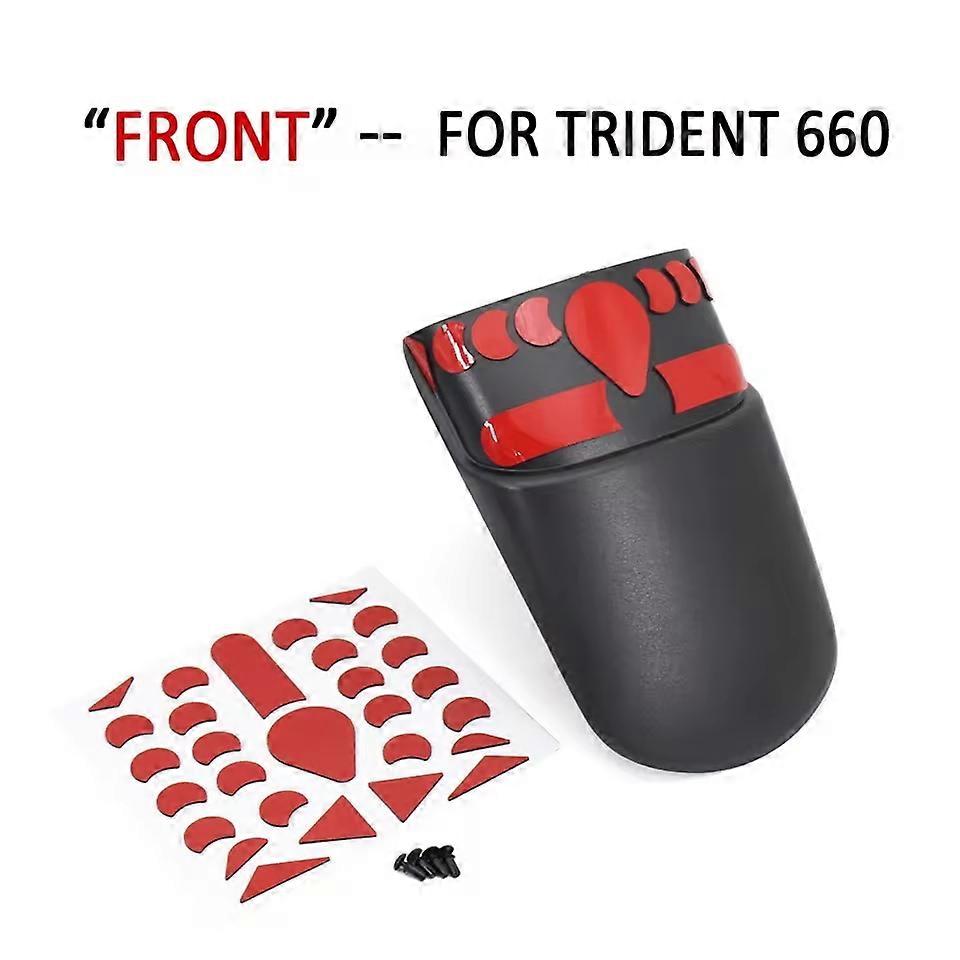 Suitable Motorcycle Accessories New Front Fender Mudguard Extender Kit For Trident 660 Trident660 TRIDENT 660 2021 2022 2023 2024