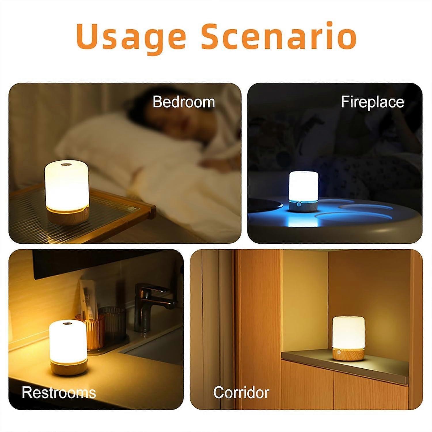 Lamp Sensor Night Light, Touch Lamp Led Night Light,  Dimmable Color Changing Lamp, Usb Rechargeable