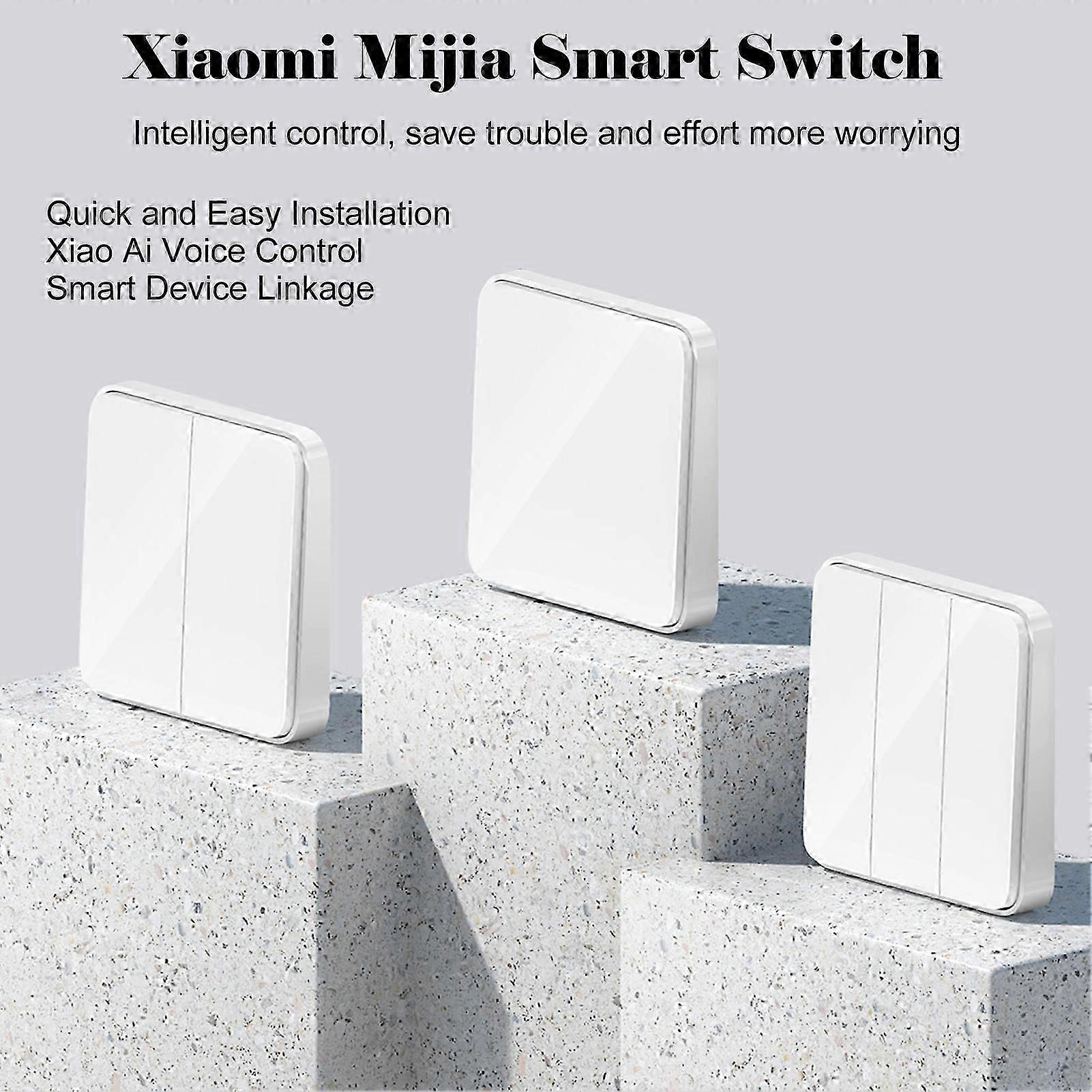 2025 Latest Model Xiaomi Smart Mijia App Remote Voice Control Light Switch Work