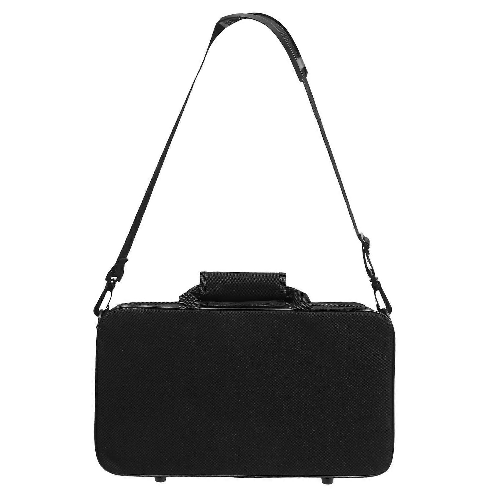 Storage Bag Clarinet Carrying Bag Outdoor Performances Black 36.00X20.00X10.50cm Portable Design 1Set