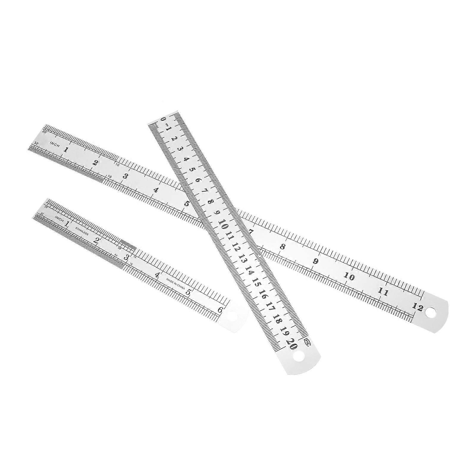 Straight Edge Ruler Measuring Tools For Painters Professional Workshops 3Pack