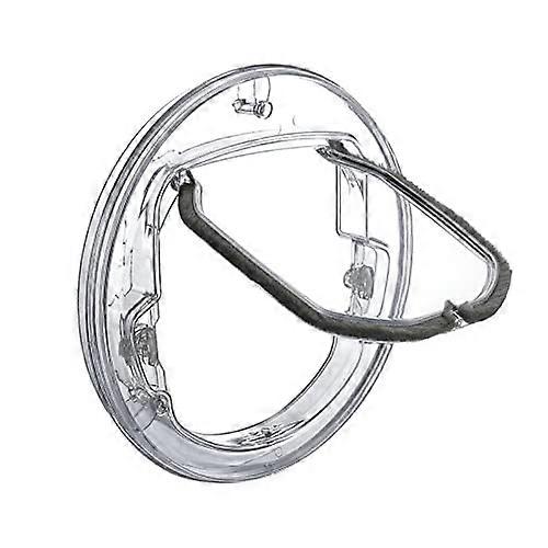 Cat Door, Transparent Cat Flap, Weatherproof Pet Door with 4Way Locking and Easy Install Cat Flap for Cats, Small Dogs, M