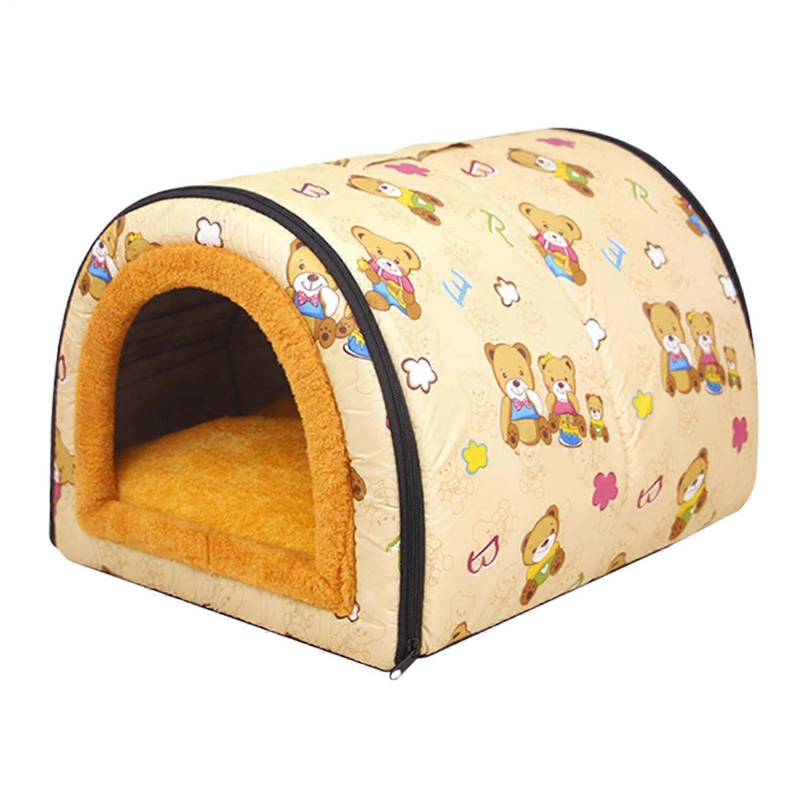 Warm Pet Nest - Waterproof Comfortable Dog House | Soft Cat Cave Bed for Winter | Size M, Zwinger Compatibility