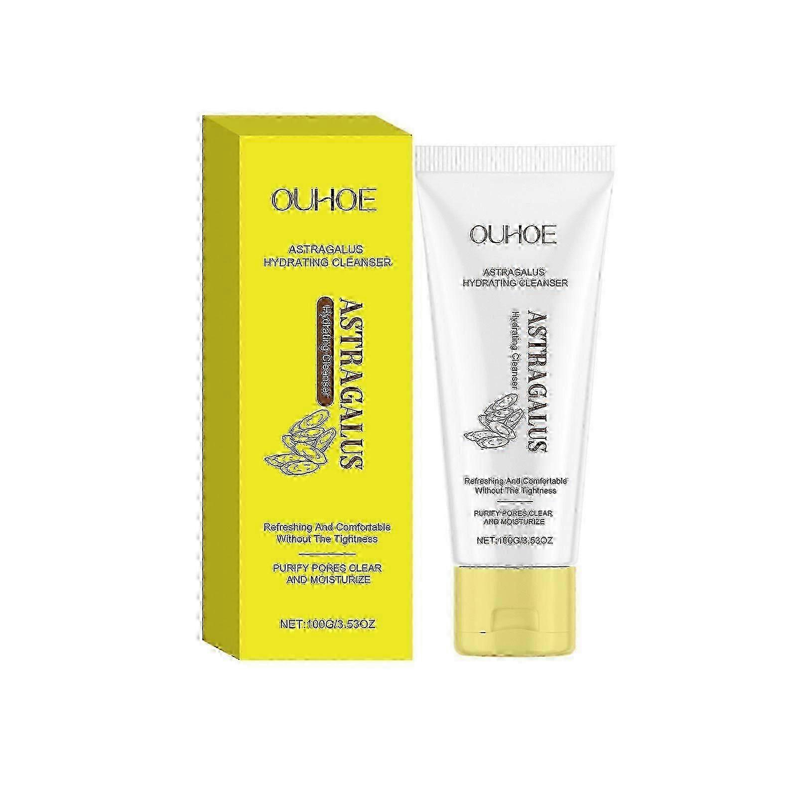 Ouhoe Astragalus Cleanser Gently Cleanses Facial Skin With A Refreshing, Hydrating And Hydrating Cleanser