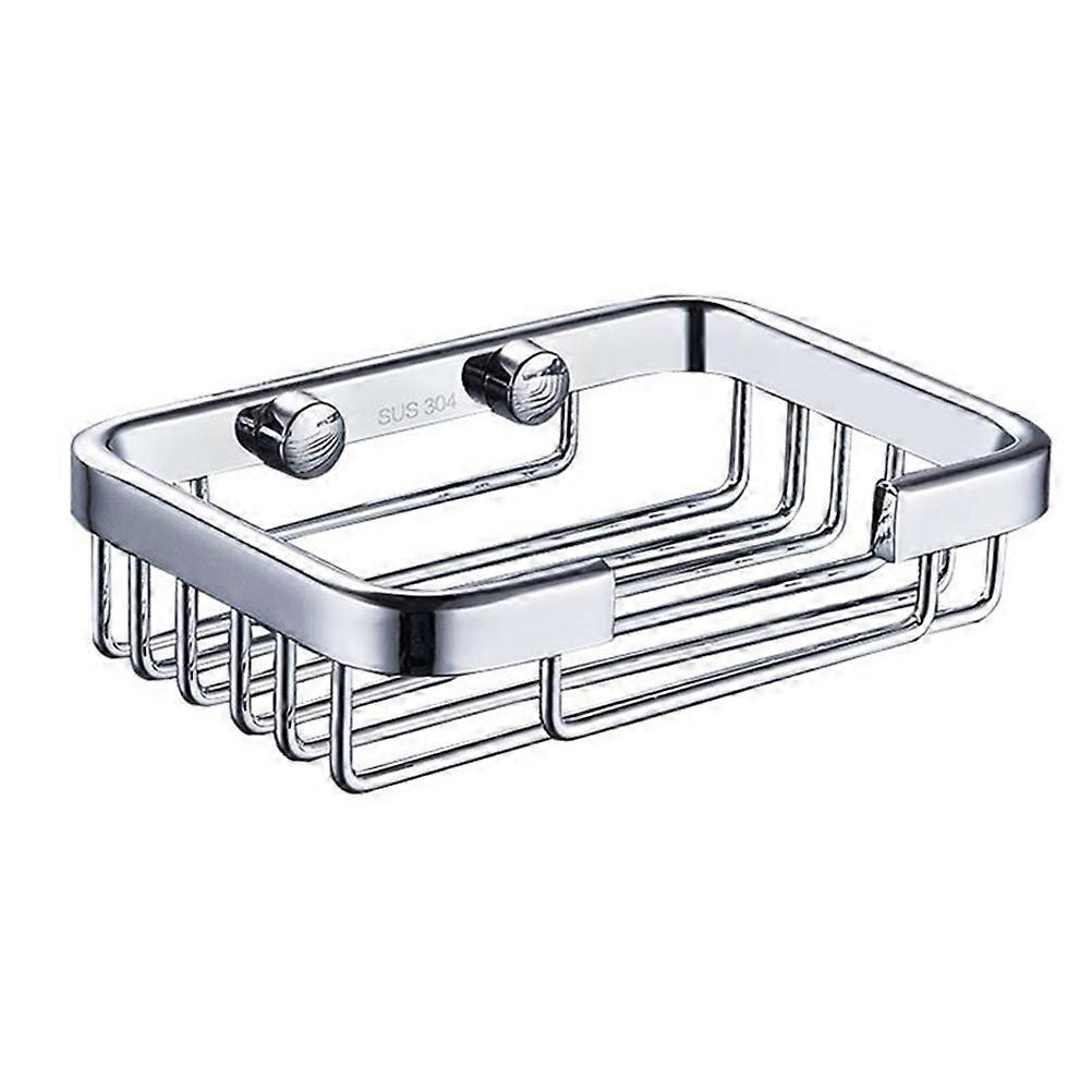 Waterproof Bathroom Soap Organizer Stainless Steel Rectangular Draining 1Pack