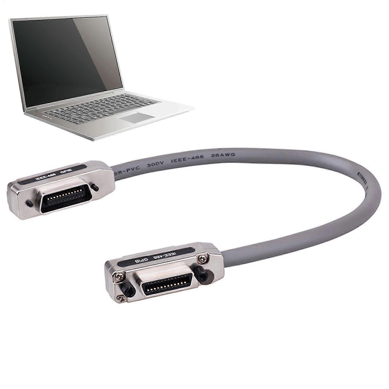 GPIB Cable Extension, Secure Connection, Multi-Length Data Line, Metal Housing, 1.5 m