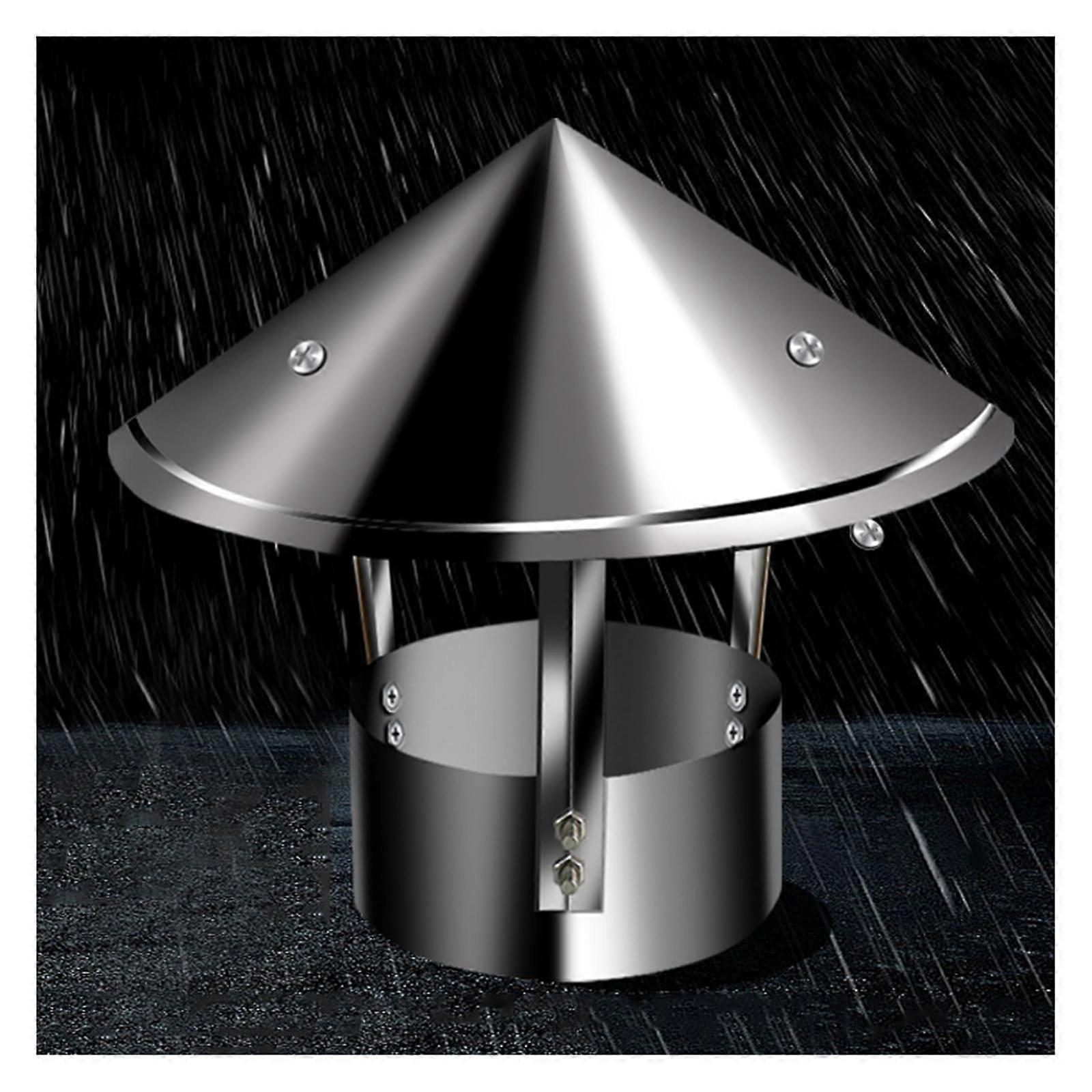 Chimney cap, conical chimney cap, galvanized rain cap, stainless steel, D19cm*35cm