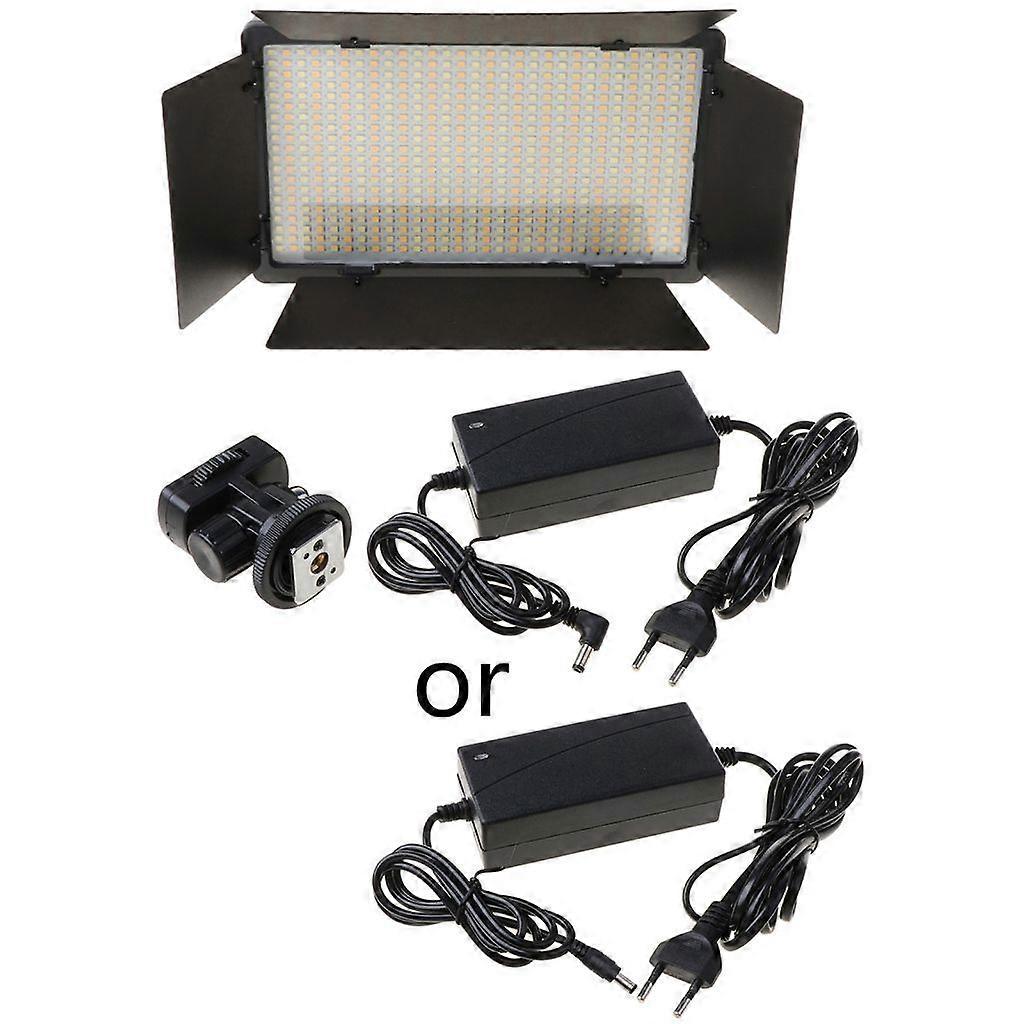 Portable 40W 600 LEDs Video Light Fill Light Ultra Thin LCD Bi-Color Dimmable DSLR Lamp Panel for Camera