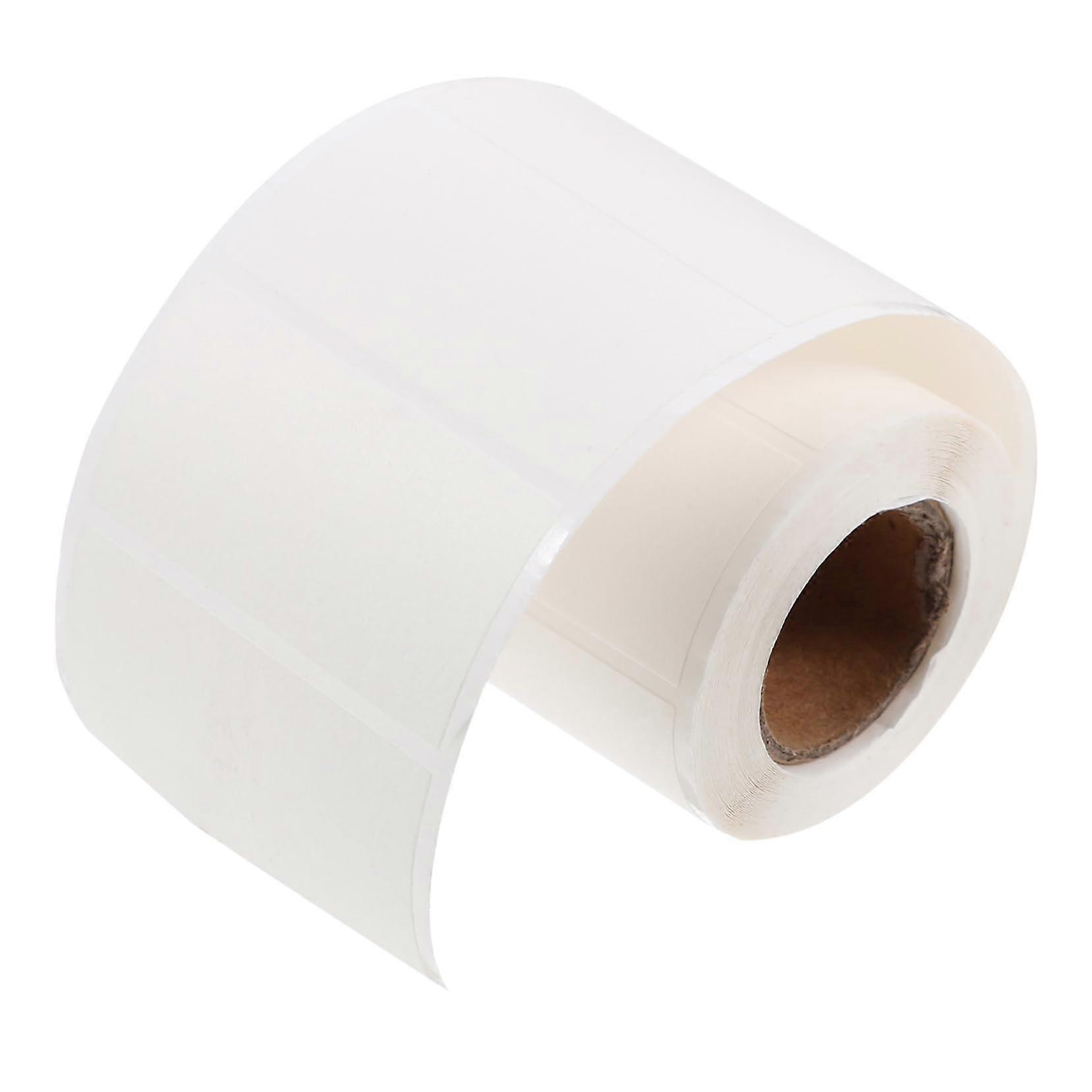 1 Roll Labels for Food Jars, Removable Labels for Food Containers, 6.00X6.00X5.00CM White