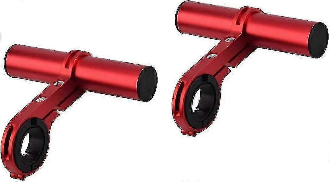Multifunctional Aluminum Bicycle Handlebar Extension Cable - Red (2pcs)