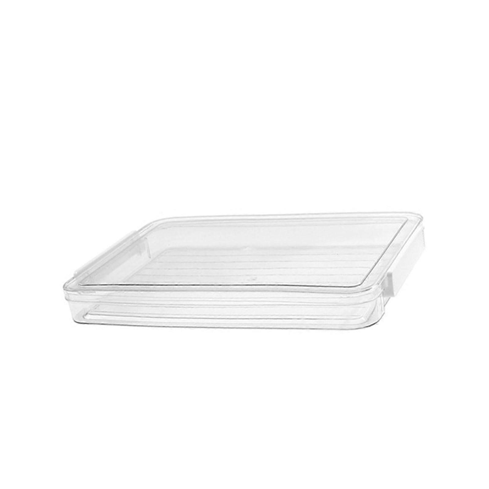 Document Holder Moisture-Proof Large Capacity Plastic Examination Paper Storage with Latch Lid Medium Size
