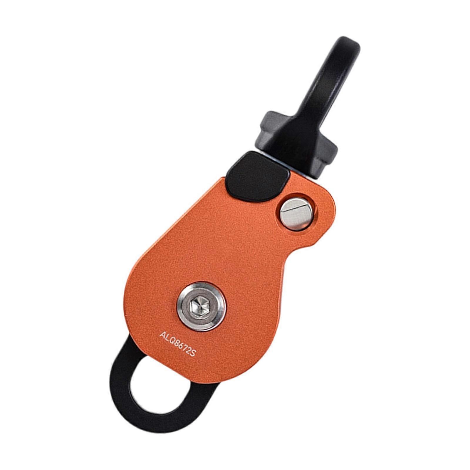High Load Bearing Swivels Pulley Tool Strength Corrosions Resistant Pulley for Wilderness Expeditions Multicolor