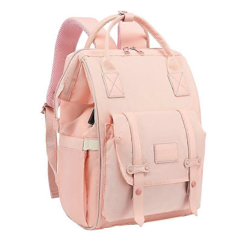 Large Capacity Mommy Backpack Pink