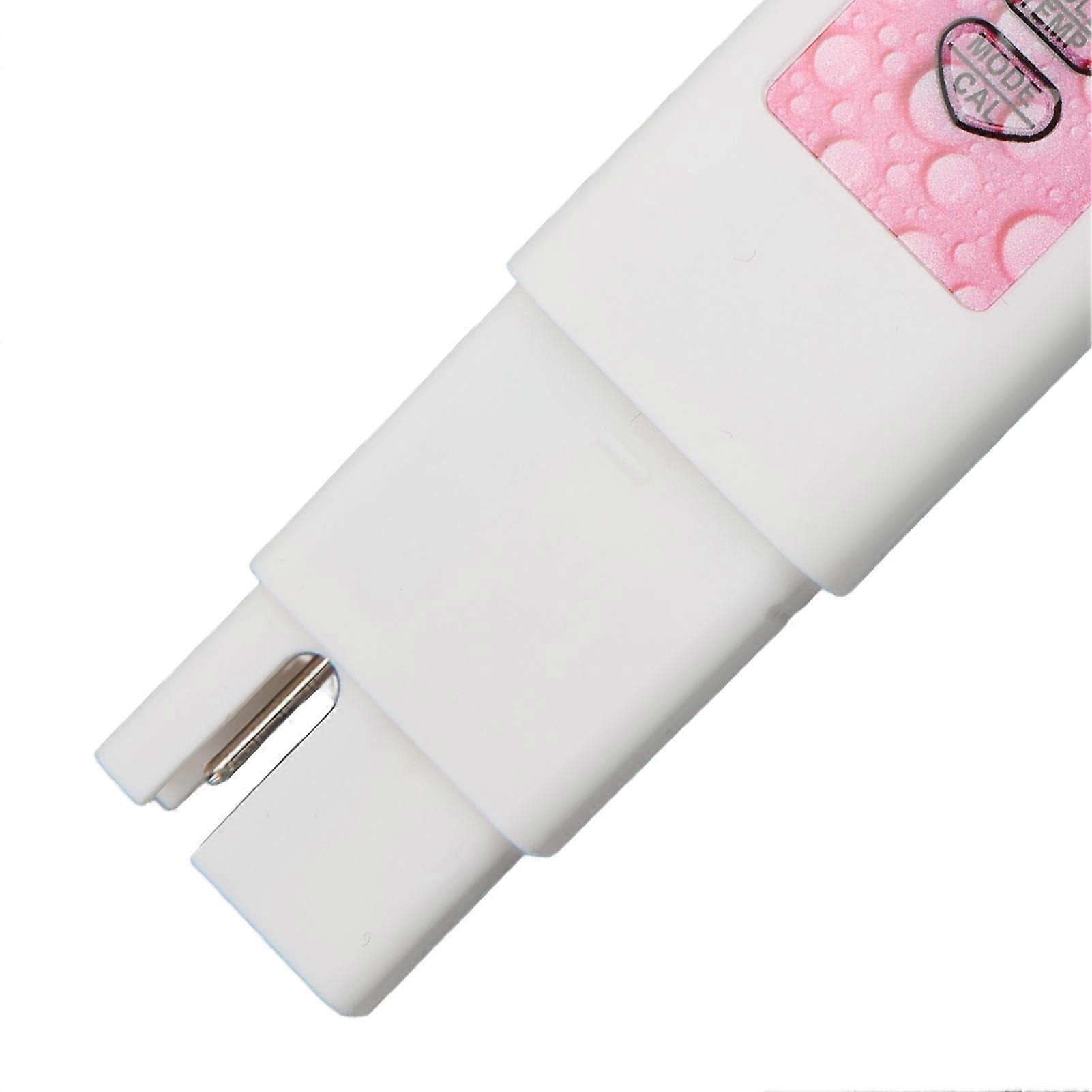 4 in 1 Water Tester PH Meter TDS Meter Clear Value Backlit Display Digital Water Tester for Aquarium Swimming PoolPink