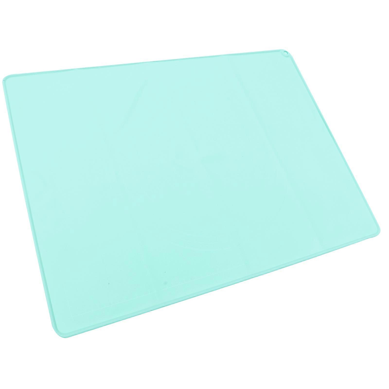 Silicone Rolling Mat for Daily Use Green Easy to Clean with AntiSlip Feature 12x18 inches