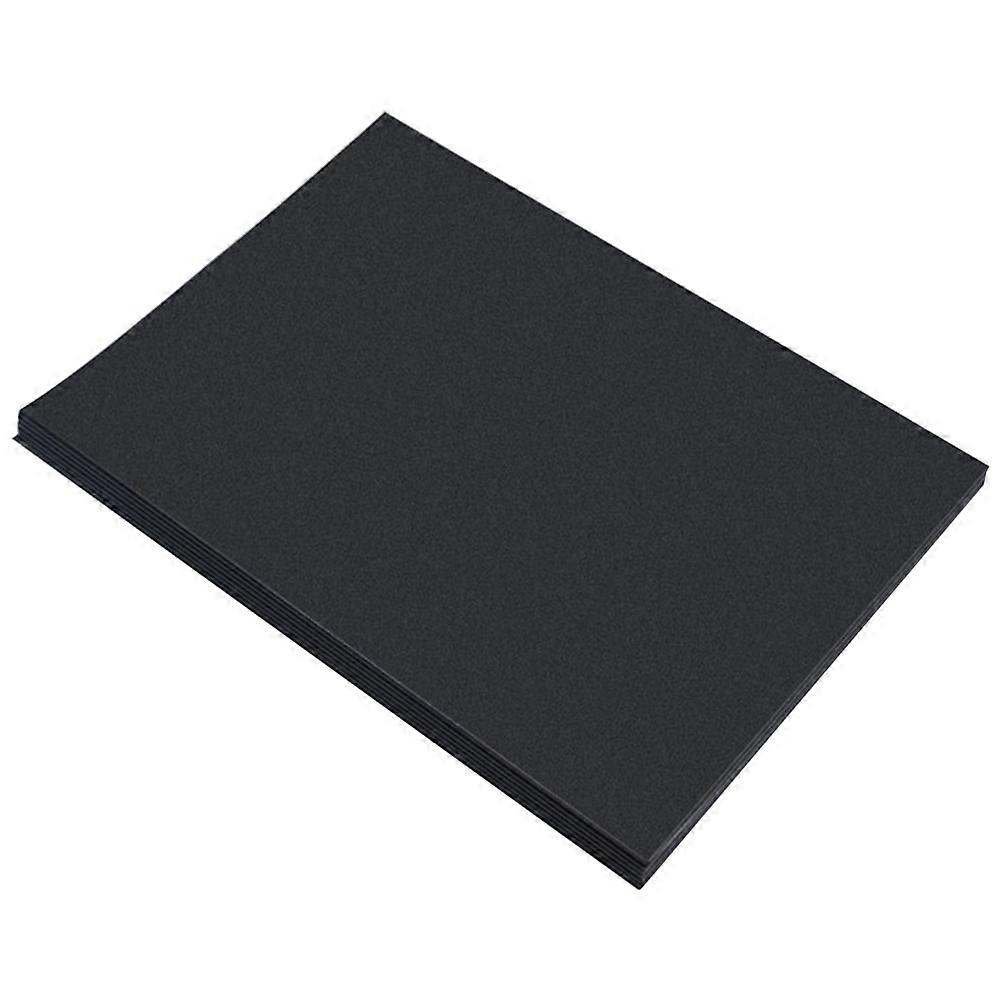 100pcs Black Thickened Paperboard for DIY Crafts, Blank Art Paper for Scrapbooking, Greeting Cards & Artwork – Smooth Surface