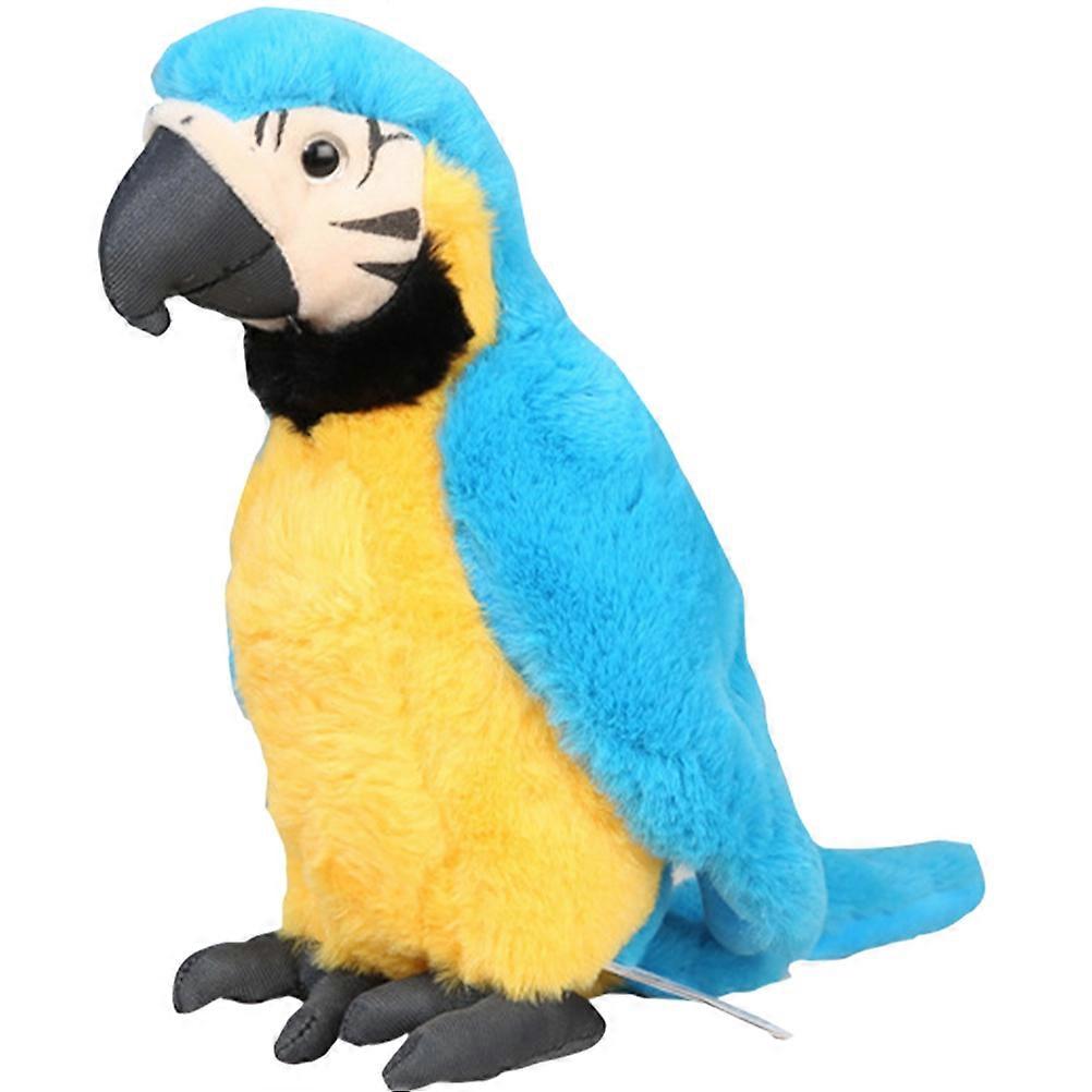 Stuffed Bird Parrot Ornament For Plaything 25.00X10.00X8.00CM Bright Color Does Not Fade 1Pcs