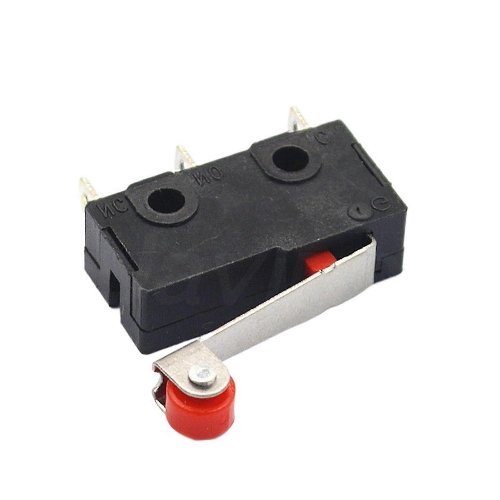 Limit Switch Roller Lever Arm 10Pcs SPDT Snap Action 15A 250V Compact Size Durable Compatibility