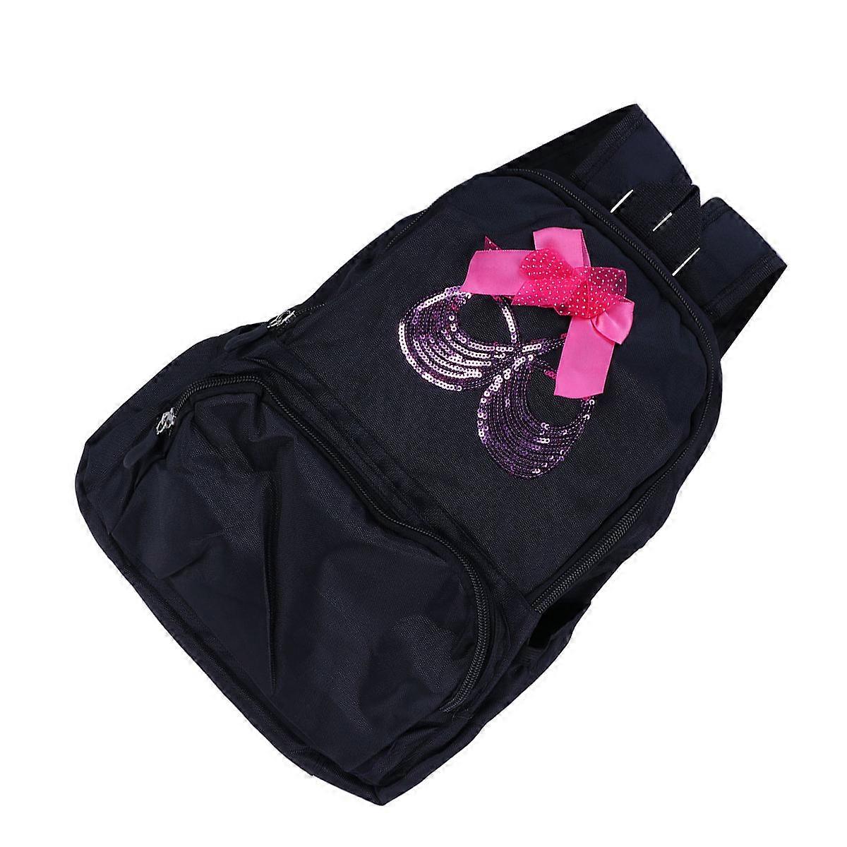 Durable Soft School Bag for Girls Pink Canvas Casual Design Daily Use 1Set