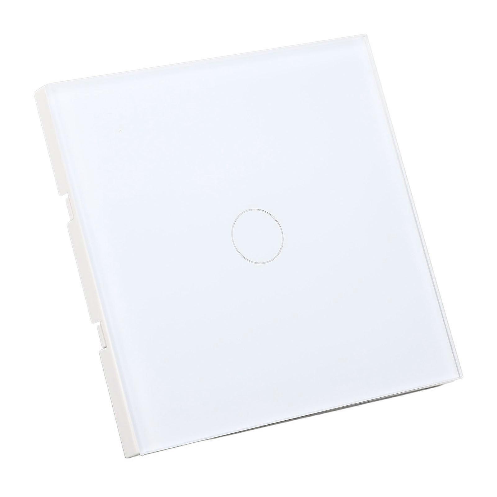 Wall Touch Light Switch Flame Retardant Sensitive Tempered Glass Panel Light Switch with Indicator 110‑240V 