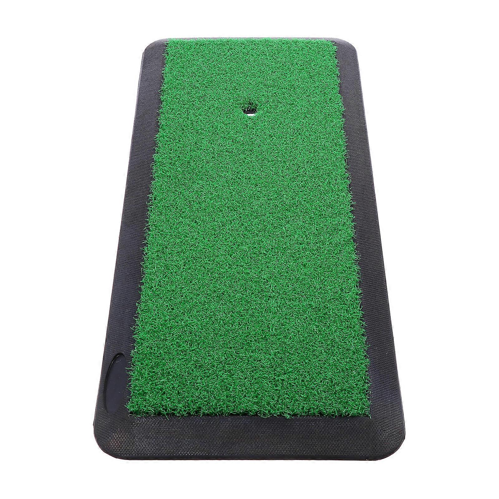 Durable Portable Golf Hitting Mat for Beginners   Artificial Turf Swing Training Pad for Backyard and Home Practice